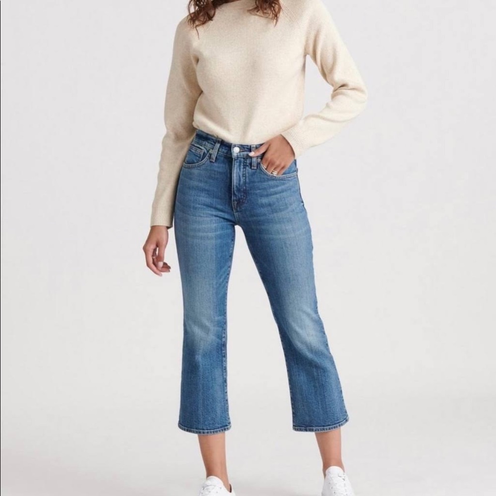 Lucky brand high rise crop Bridgette jeans